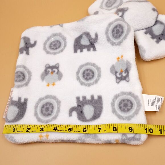 Blankets & Beyond Baby Elephant Lovey Gray Security Blanket Novelty - Picture 8 of 9